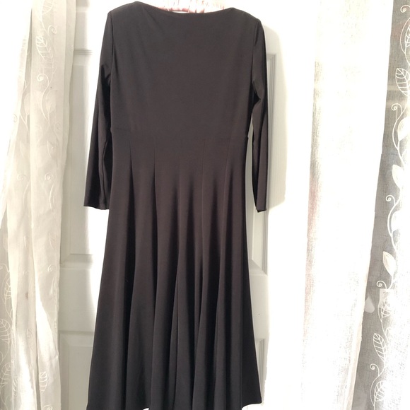 Lauren Ralph Lauren black swing dress women size 6 - Picture 11 of 12